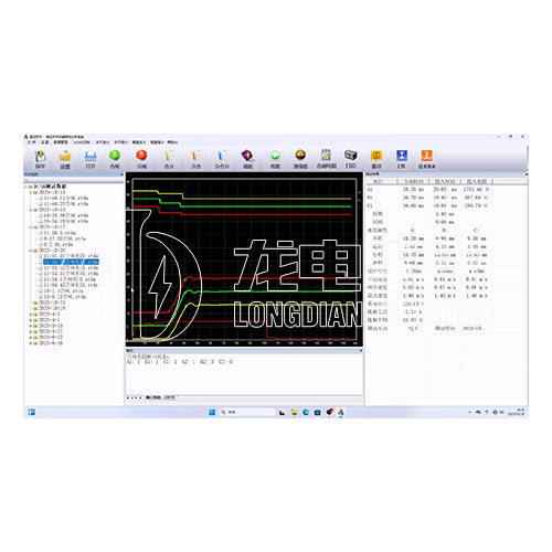 合闸电阻测试界面