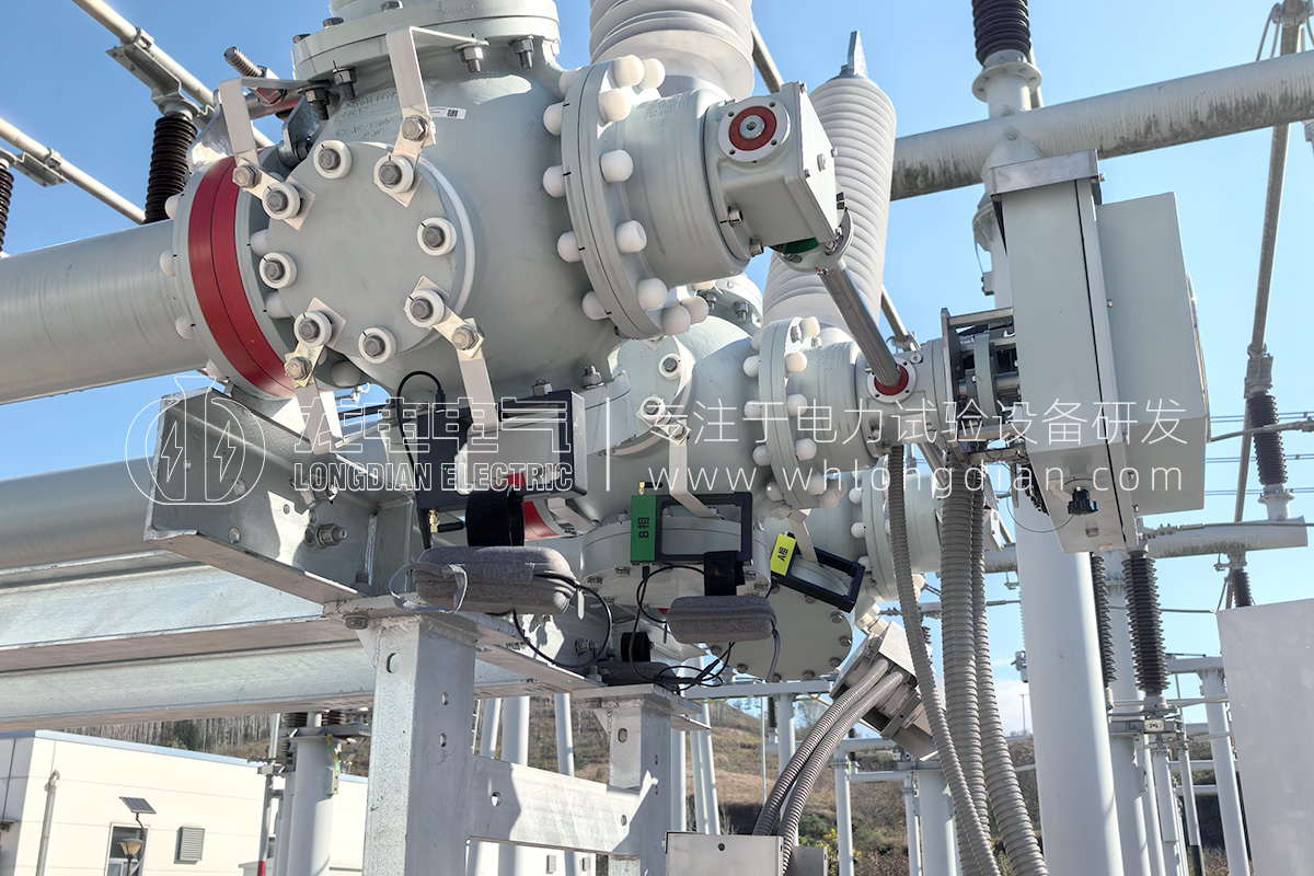 无线双端接地GIS试验