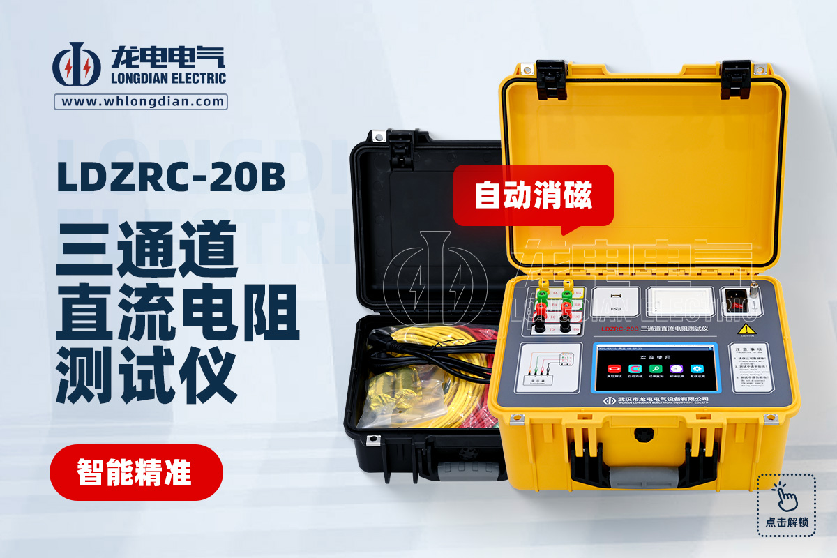 LDZRC-20B 三通道直流电阻测试仪